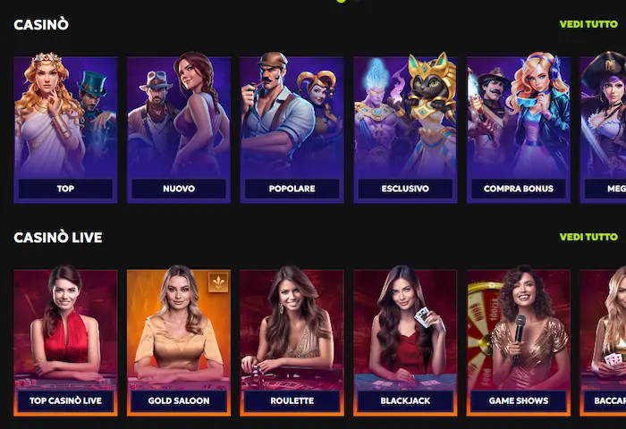 RTbet Casino giochi